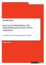 Sport der militardiktatur - in,