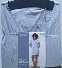 Damen Nachthemd Blau L 44 /46