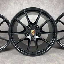 Porsche Felgen 991.1 20" Original Carrera SIII Schwarz C4 4S GTS ET52