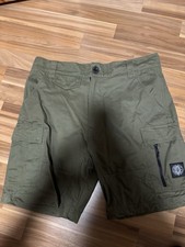 Pikobello Football Casuals Kurze Hose Gr. L Oliv Neuwertig Fans Top Zustand