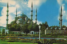 AK Türkei Istanbul Die Sultan Ahmed Moschee