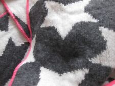 Dreieckstuch Strickschal weiches cashmere Damen Schal Loop grau taupe cremfarben