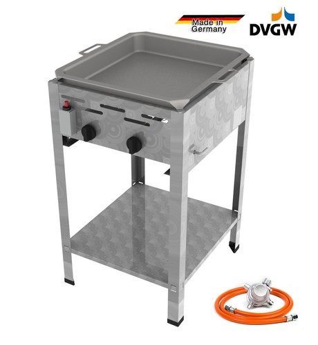 Flammen edelstahl gasgrill - 2,