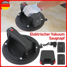 lektrischer 8" Vakuum Glassauger 300KG Saugheber mit 2X Akku Saugnapf Fliesen