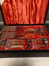 HOOGOSIL SOLINGEN BESTECK KASTEN 12 PERSONEN + VORLAGEBESTECK 18/10 EDELSTAHL