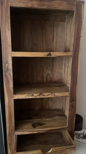 Massives holzregal kommode - /,