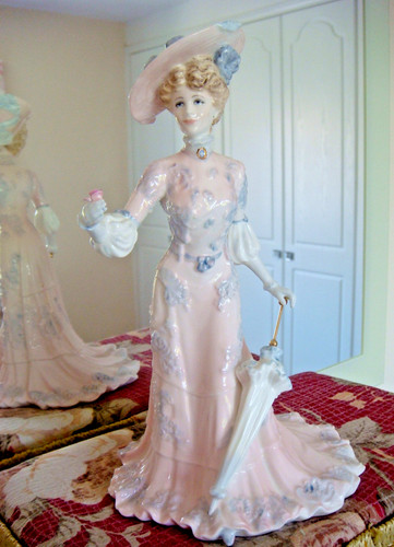 Coalport figur lady - l/e, figur-lady