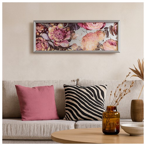 Wandbild blume spiegel - ,