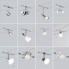  Paulmann Halogen Seil Spot 12V Seilsystem 160mm Seilabstand GU5,3 GU4 G4