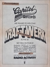 KRAFTWERK UK TOUR advert Sept