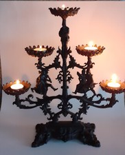 Alter 5 armiger Kerzenständer