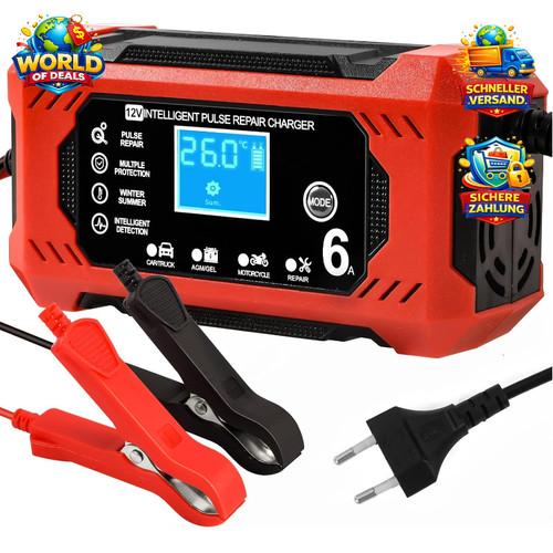 Ladegerät 12v für - ladegerät, 6a