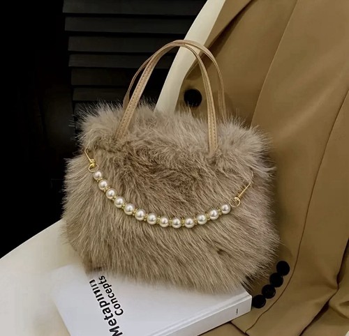 Damen handtasche kunstpelz - damen,