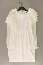 Lipsy London Abendkleid Regular Kleid für Damen Gr. UK 8, XS, 36 Langarm creme