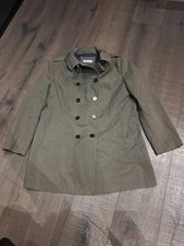 S.Milton Damen Mantel Grün Gr 44 Sehr Schön