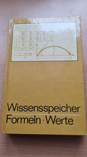 Wissenspeicher Formeln Werte