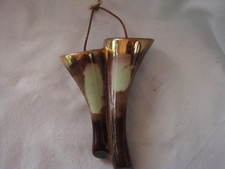 Wandvase-Doppel,50er Jahre,auch Auto-(Käfer)