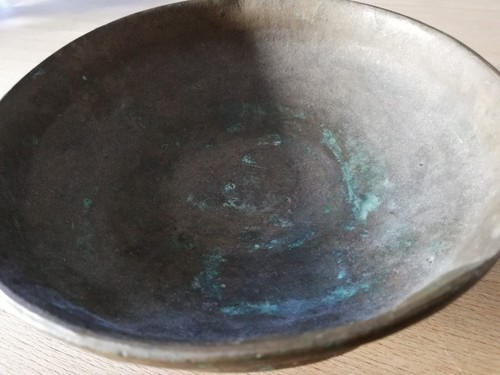 Schwere bronze schale - schwere,