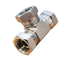 1/2 Zoll BSP Buchse Hydraulisches T-Shirt Adapter