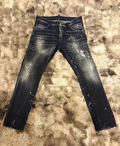Dsquared2 herren jeans schwarz - herren,