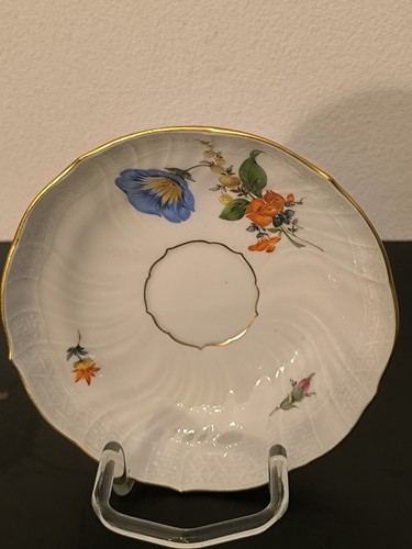 Meissen untertasse - meissen,
