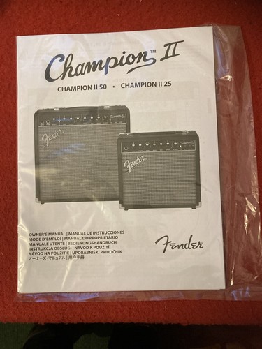 Fender champion verstärker - champion, ii