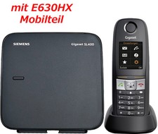 1-er bis 6-er Gigaset SL400 Basis E630hx Mobilteil +Ladeschale Telefon