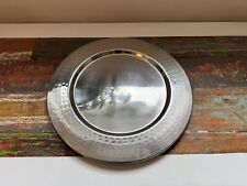 4 Unterteller Platzteller Weihnachten Untersetzer Metall-Look Guter Zustand