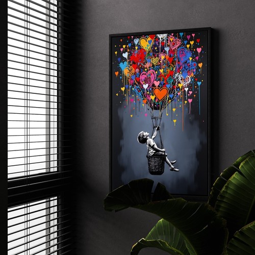 Banksy kind mit - kind,