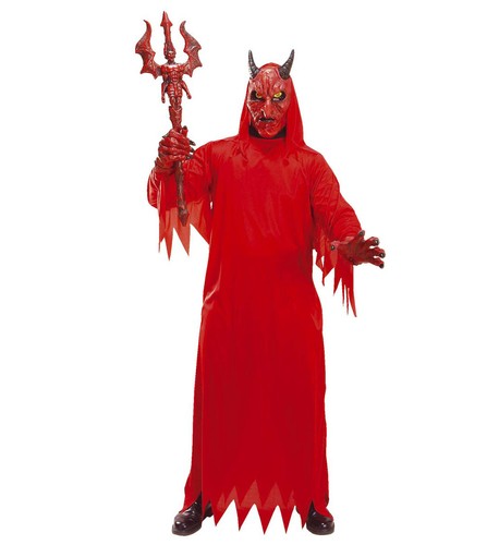 Teufel maske mit kapuze - teufel,