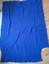 Walkloden-Walkstoff BLAU , 1,15 - 1,40 cm x  77 - 100 cm ( L x B )