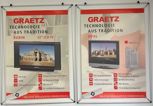 Werbeplakate 59x84 - 2x,