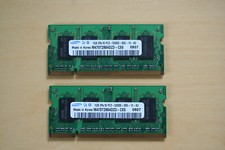 2x 1GB, 2Rx16 PC2 5300S 555 12 A3 Samsung, Laptop RAM