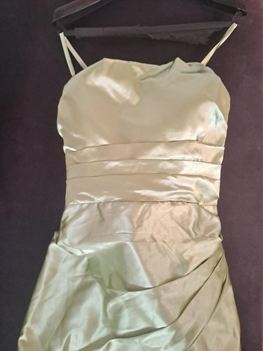 Satin brautjungfernkleid - satin,