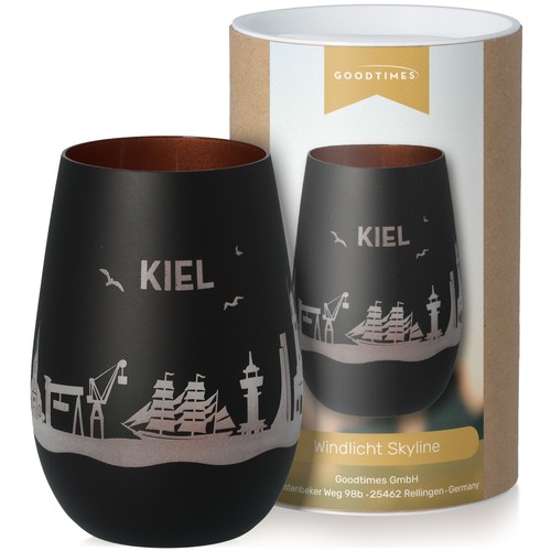 Windlicht skyline kiel - windlicht,