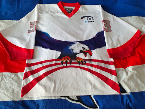 Adler mannheim hockey trikot - adler, hockey-trikot