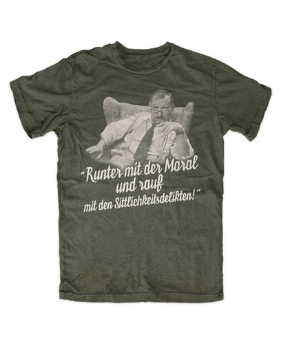 Moral alfred t shirt oliv - t-shirt,