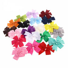 Haarschleife Satin ø ca. 8 cm Spange Farbwahl Clip Frisur Kopfschmuck Haar 