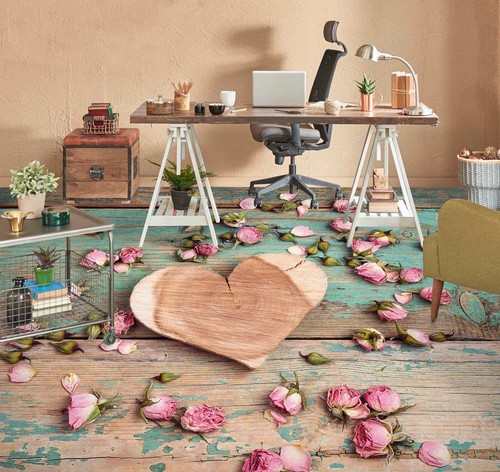 Liebe rose m259 fototapeten - 3d,