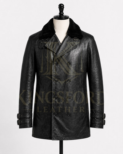 Men black genuine - men's,