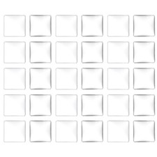 Durchsichtige Glas Cabochons