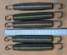 5 Zugfeder Ersatzfeder Spannfeder 180mm Ø 23mm f Trampolin Sprungtuch Sprungnetz