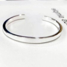 Armspange Damen Unisex Sterling Silber 925 Armband Armreif Dehnbar Flexibel