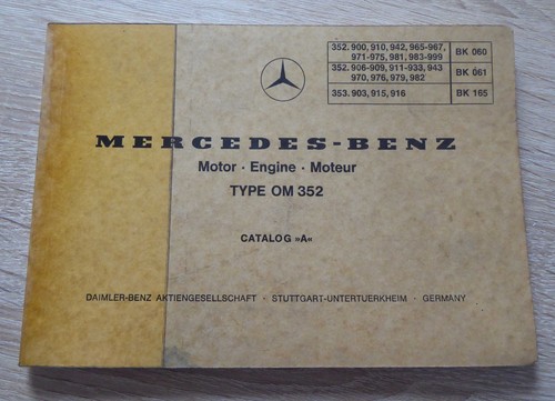 Mercedes motoren om352 - mercedes,