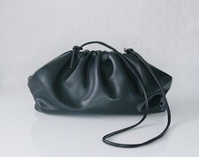  Ledertasche in Schwarz, neu