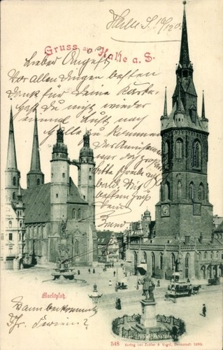 Halle der saale - halle, an