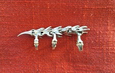 925 Silber Wirbelsäulenring /