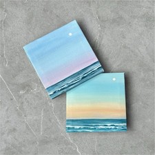 Leinwandbild 2er set 10x10cm