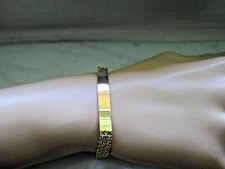 Solid 14K Gelbgold Armband 17.8cm 9.26gm