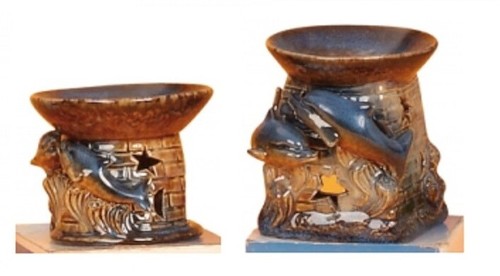 Duftlampe delfine höhe - duftlampe,